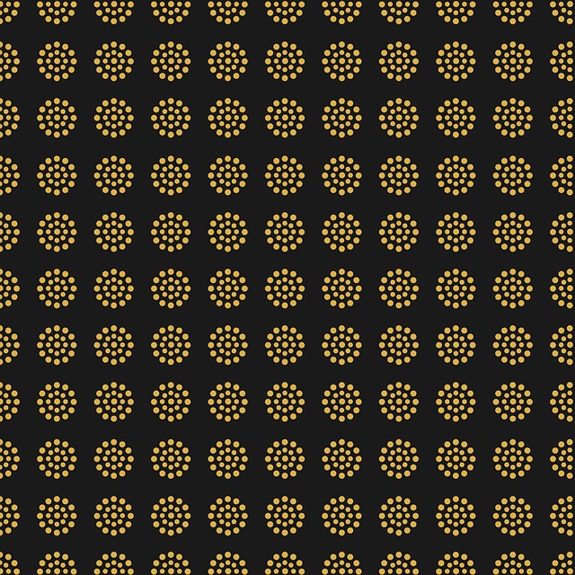 Free background doted gold illustration