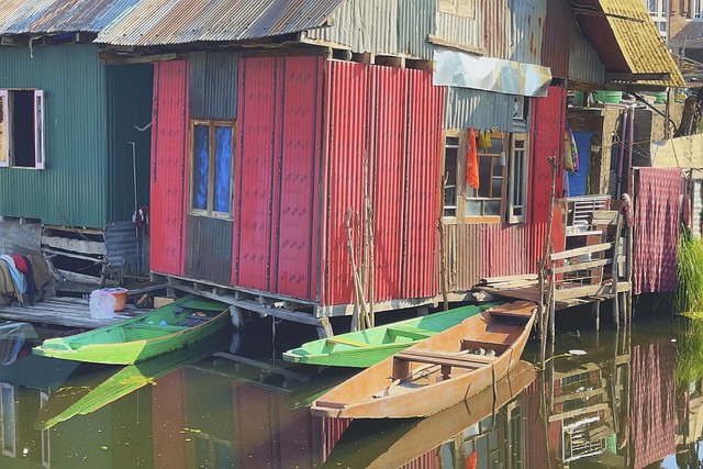 Asien, Boot, Kanal, Gemeinschaft