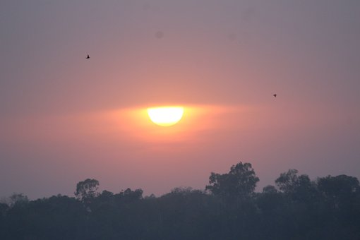 Sonnenuntergang, Natur, Landschaft