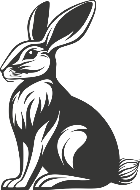 Free rabbit field hare dwarf rabbit vector