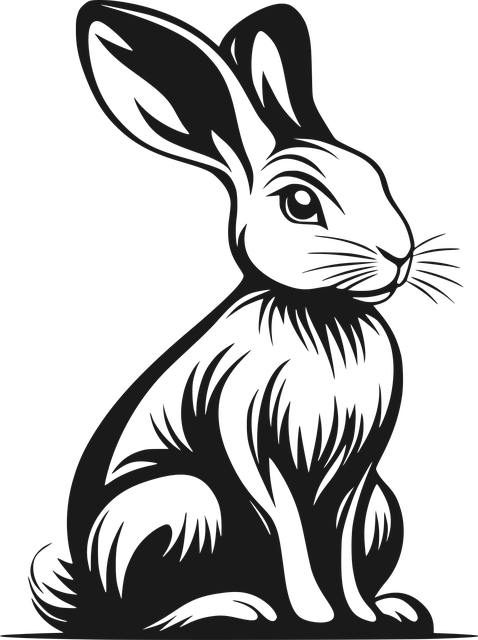 Free rabbit field hare dwarf rabbit vector