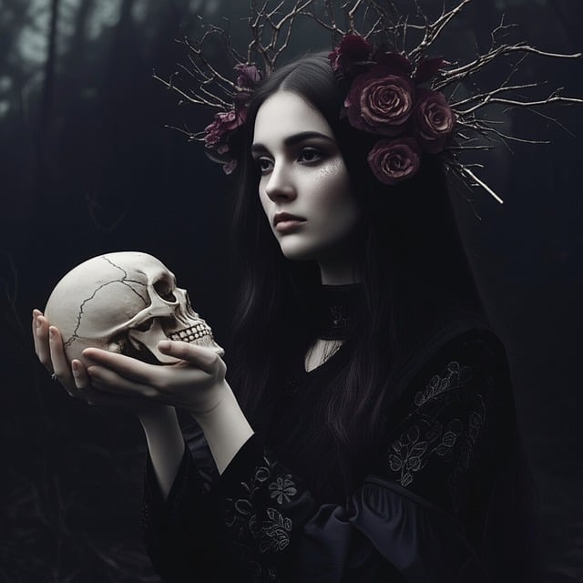 Free Skull Dark Art illustration and picture