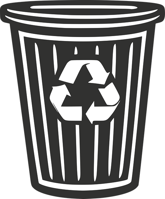 Free garbage recycling waste vector