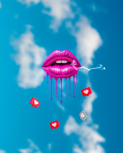 Free surreal abstract addiction illustration