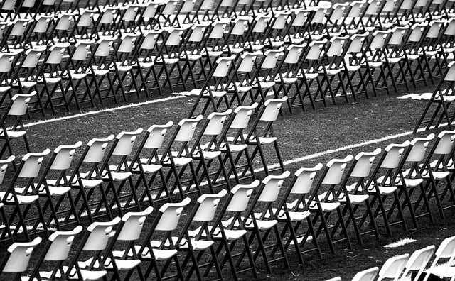 chairs, seating, event, stadium, seats, empty, symmetry, structure, modern, perspective