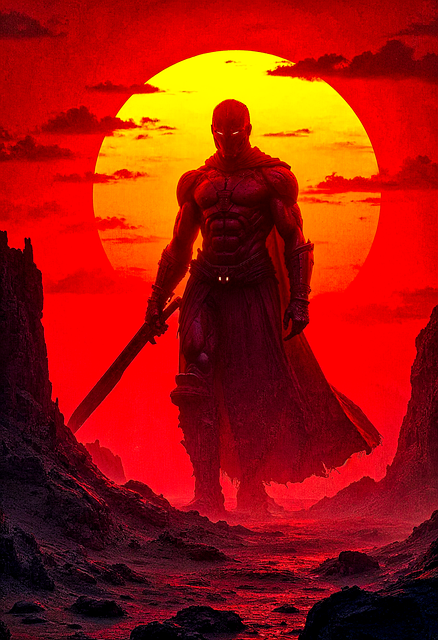 Free Warrior Battle illustration and picture