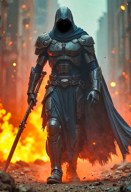 Free Warrior Storm illustration and picture