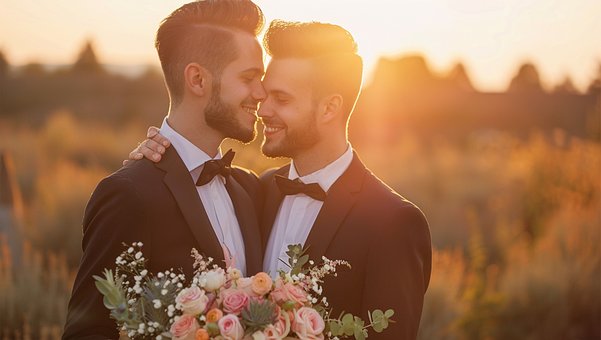 Free Gay Couple illustration and picture