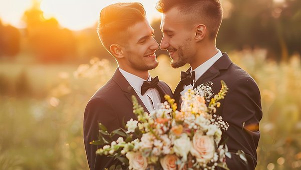 Free Gay Couple illustration and picture