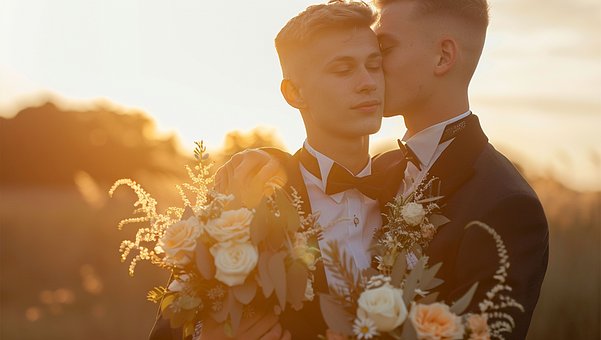 Free Gay Couple illustration and picture