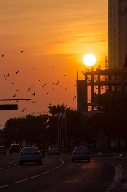 Corniche, Doha, Qatar, Woestijn
