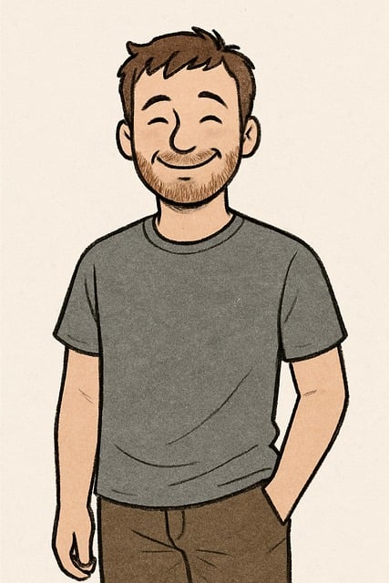Free man male cartoon illustration
