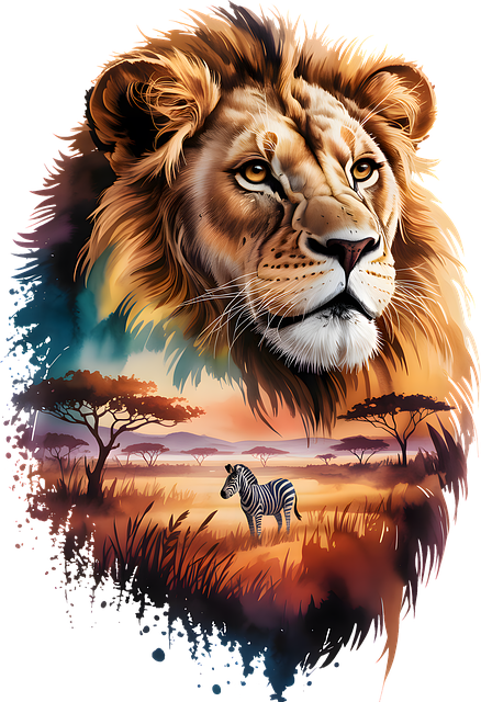 Løve, Sebra, Savannen, Afrika, Safari