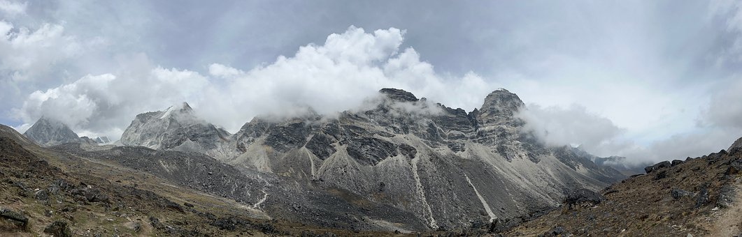 Bergen, Nepal, Himalaya, Reizen, Natuur