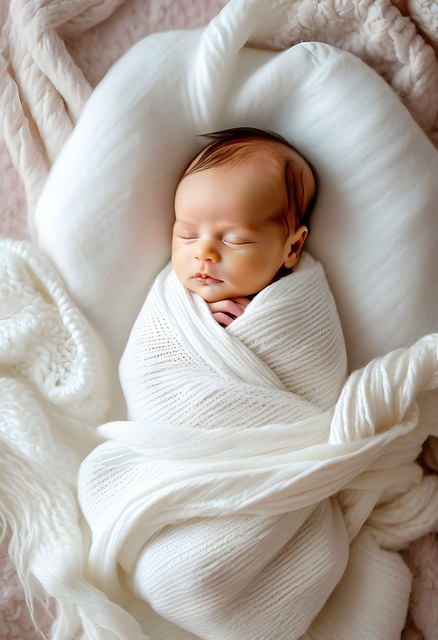 Baby, Nyfødt, Fladt Lå, Tæppe, Blød