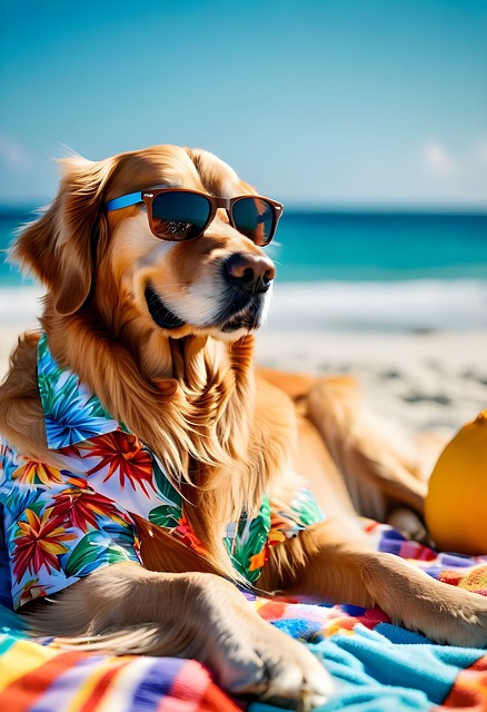 Sjov Hund, Golden Retriever, Solbriller