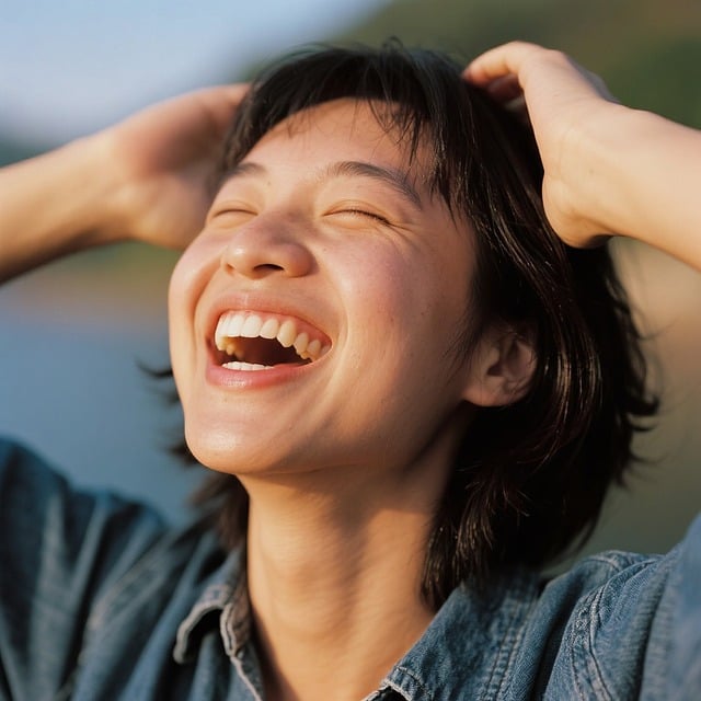 Free joy happiness a woman illustration