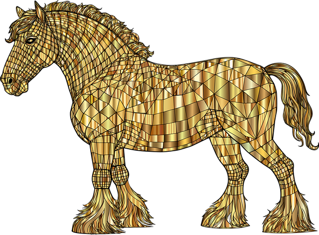Pferd, Tier, Geometrisch, Pferde