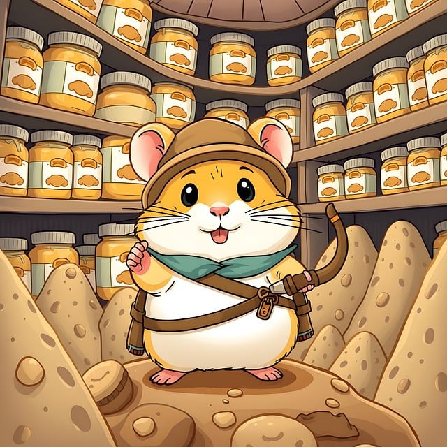 Free ai generated hamster animal illustration