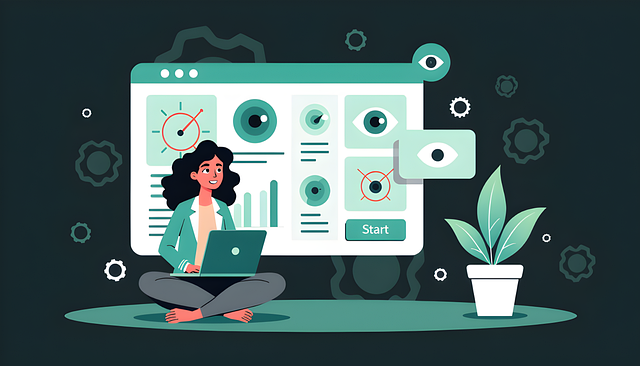 Free ai optometrist ophthalmology illustration