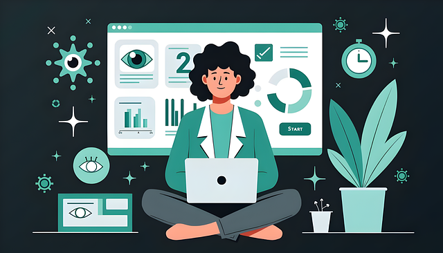 Free ai generated ai optometrist illustration