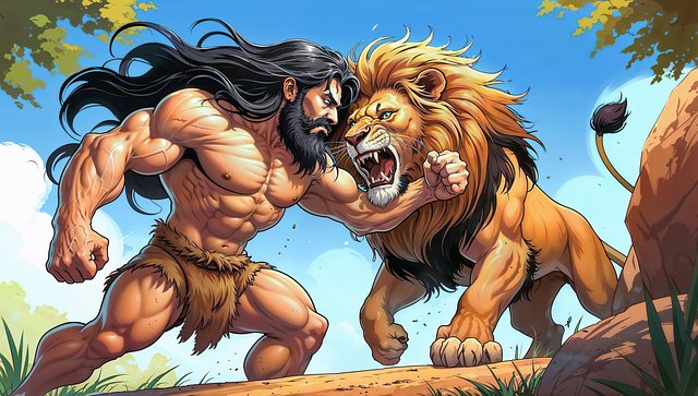 Free Samson Lion illustration and picture