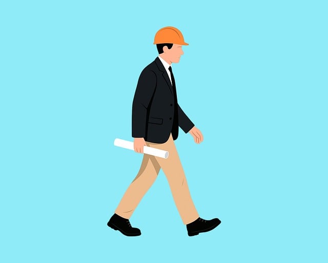 Free engineer architect construction illustration