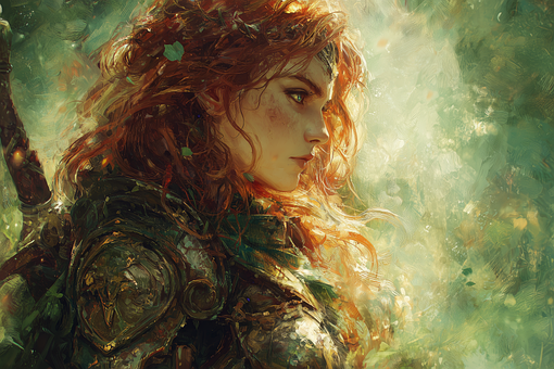 Free Brigid Celtic Mythology illustration and picture