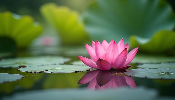 Free Lotus Flower Pink Lotus illustration and picture