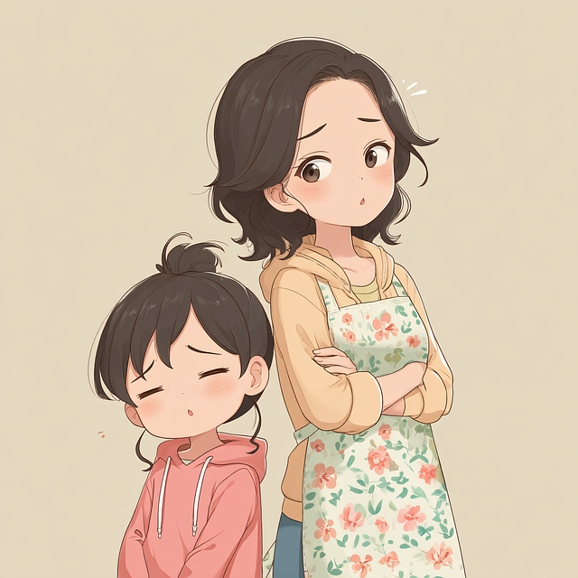 Free ai generated mother child illustration