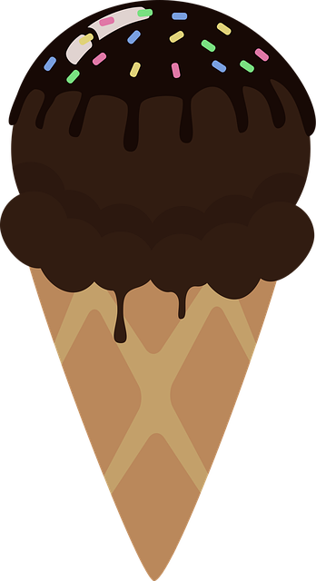 Free Ice Cream Chocolate vector and picture