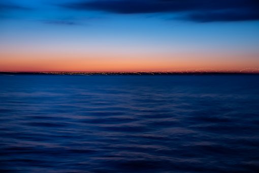 Solnedgang, Natur, Landskap, Himmel