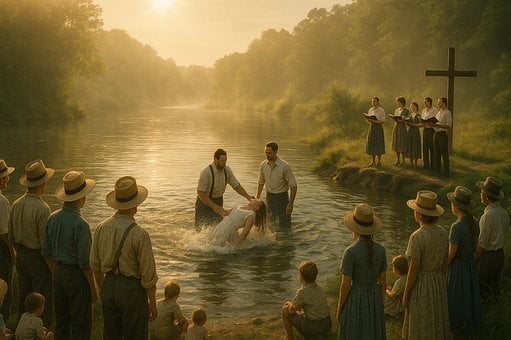 Free Baptism Christianity illustration and picture