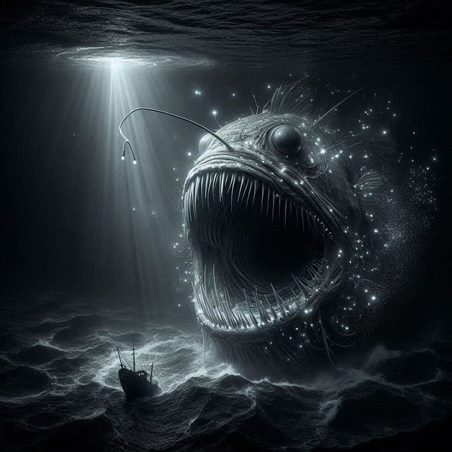 Free ai generated horror frightening illustration