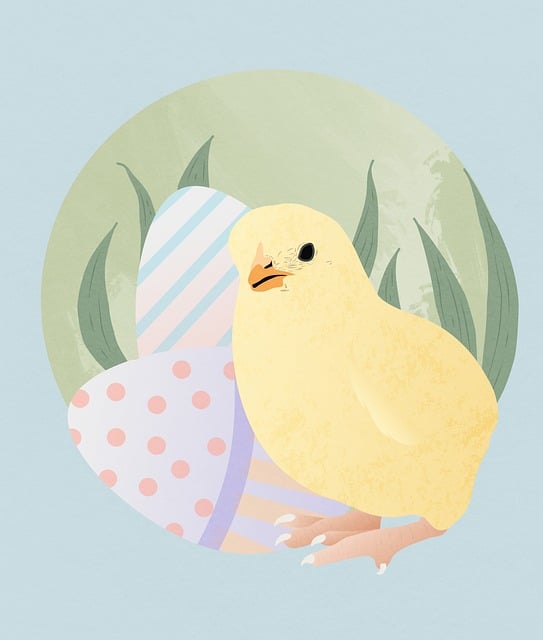 Free easter multicolored colored illustration