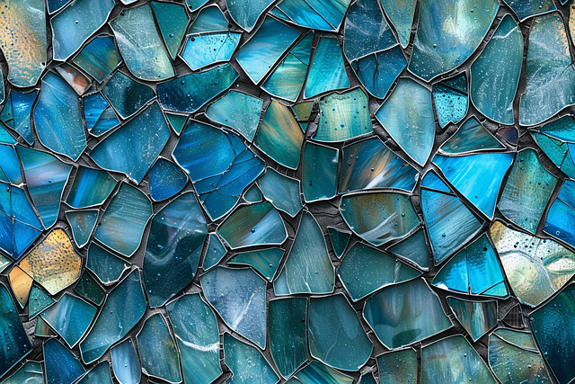 Free ai generated abstract mosaic illustration