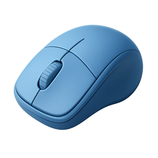 Free ai generated mouse blue illustration