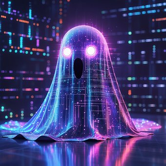 Fantasma, Digital, Datos, Tecnología