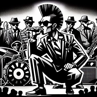 Preto E Branco, Monocromático, Música