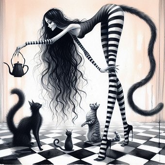 Ai Gerado, Gatos, Animais Domésticos