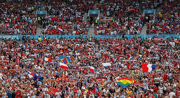 Menge, Stadion, Fans, Unterstützer