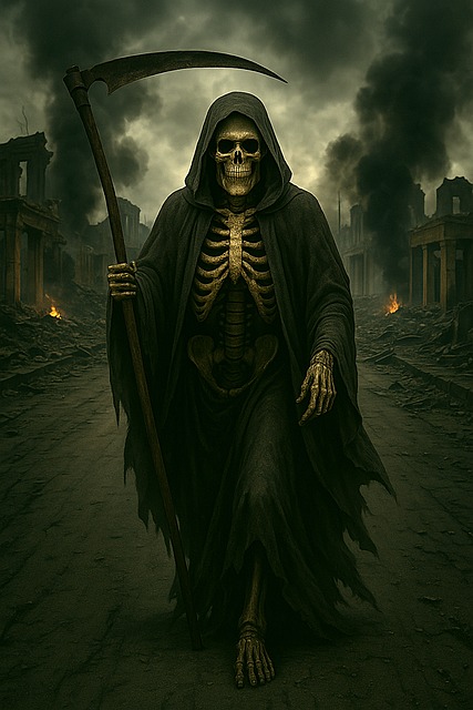 Free Reaper Skeleton illustration and picture