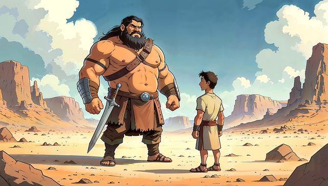 Free David Goliath illustration and picture
