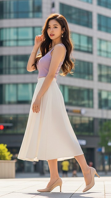 Mode, Vrouw, Elegant, Rok, Kleding, Stad
