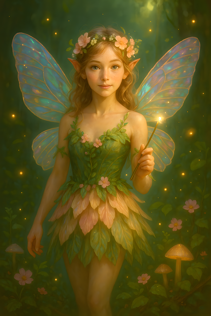 Free Castle Fairy illustration and picture