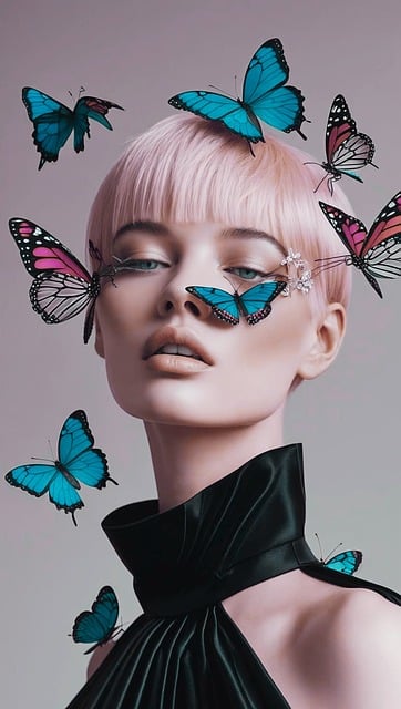 Free Women Butterfly illustration and picture