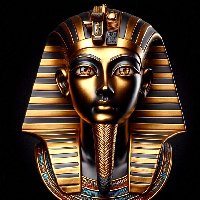 Free ai generated tutankhamun to hold illustration
