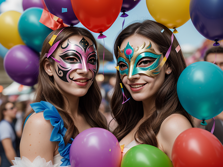 Free Carnival Women Masquerade illustration and picture
