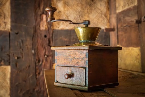 Kaffeemühle, Kaffee, Alt, Historisch