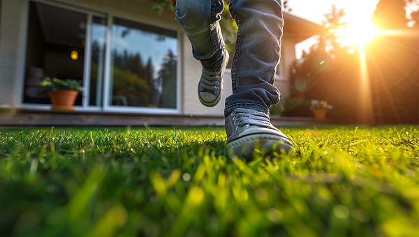Free Grass Child illustration and picture